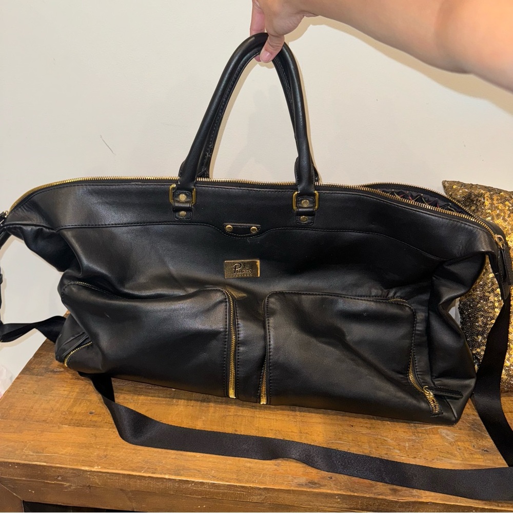 Packs Project Black & Gold Travel Bag w/ Strap